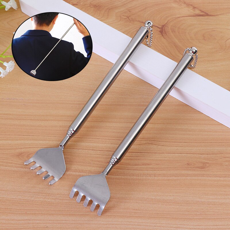 Extendable Back Scratcher Stainless Steel Telescopic Anti Itch Claw Massager Extender P9: Default Title