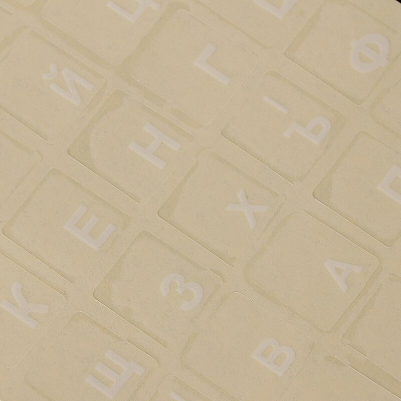 Russian Letters Keyboard Stickers For 10 to 17 Inch Notebook Computer Desktop Keyboard Keypad Laptop