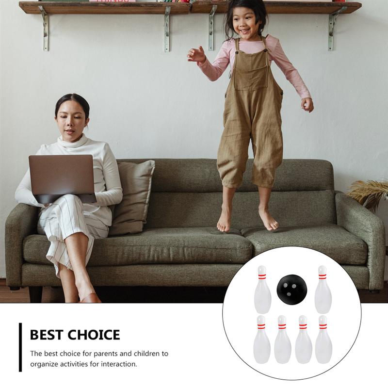 7pcs Inflatable Bowling Games Outdooe Leisure Bowling Ball Game Set