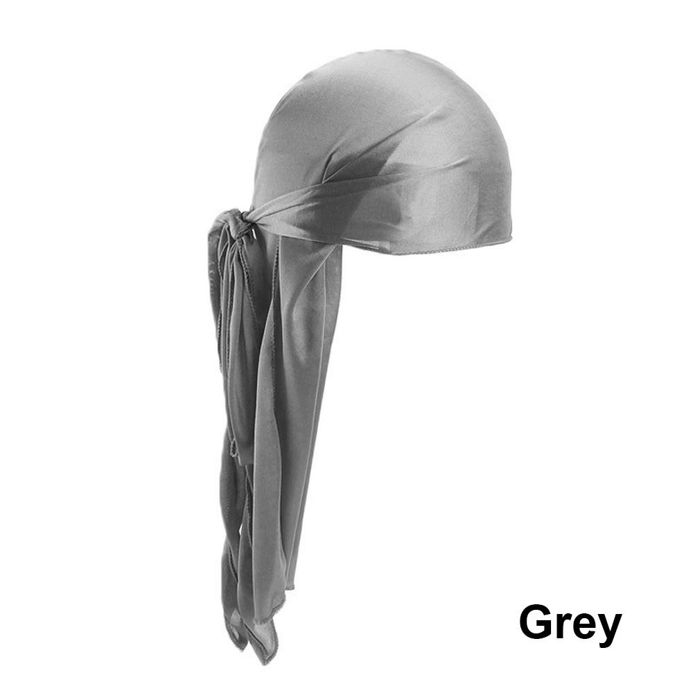 Bandana elástica ajustable para hombre y mujer, gorro de seda para quimio, para la cabeza, Baotou, 10 colores: Verde militar