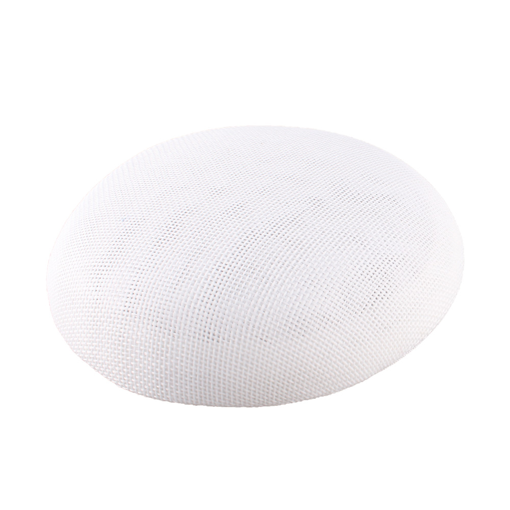 Fascinateurs Ronds Sinamay de 15cm pour Femme, Chapeau de ixde Mariage, Accessoire de Coiffure à Monter Soi-Même: XXS / WHITE