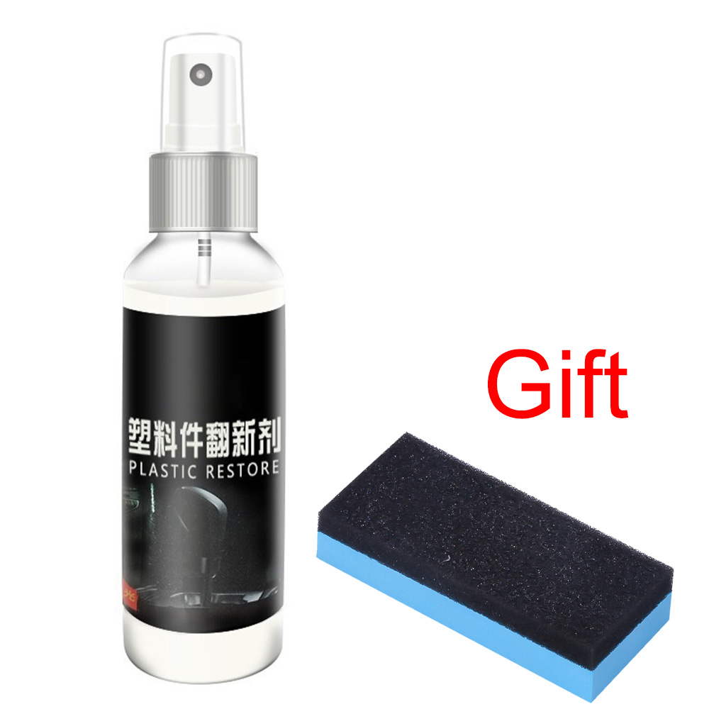 30ML Auto Renovatie Automotive Plastic Renovatie Agent Interieur Update Reparatie en Onderhoud Spray Autolichtreiniger: Default Title