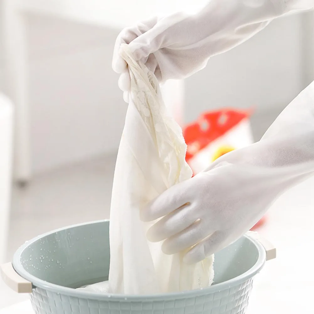 1 Pair of Disposable Gloves Latex Nitrile Rubber Gloves Kitchen/Dishwashing/Work/Garden Gloves Left and Right Hand Universal