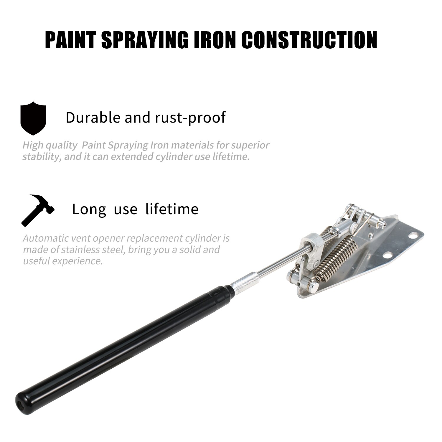 2X Automatische Kas Raamopener Auto Vent Opener Dak Vent Opener Auto Vent Kit Zonnewarmtegevoelige Landbouw Tuingereedschap En Benodigdheden (Dual Spring Lifts 15kg