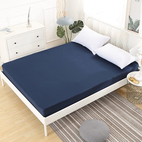 Einfarbig Wasserdicht Ausgestattet Blatt Atmungsaktive Matratze Abdeckung Protector Pad Baby Ausgestattet Blatt Schutz: type 3 / 180x200x30