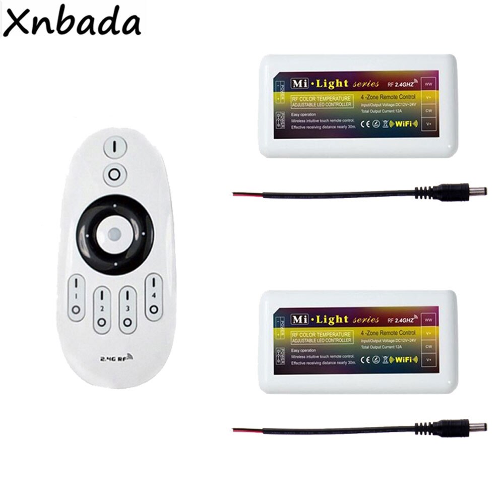 Milight FUT035 Led Dimmer Controller DC12-24V Miboxer 2.4G Draadloze Rf 4-Zone Touch Ct Afstandsbediening: Combination 2