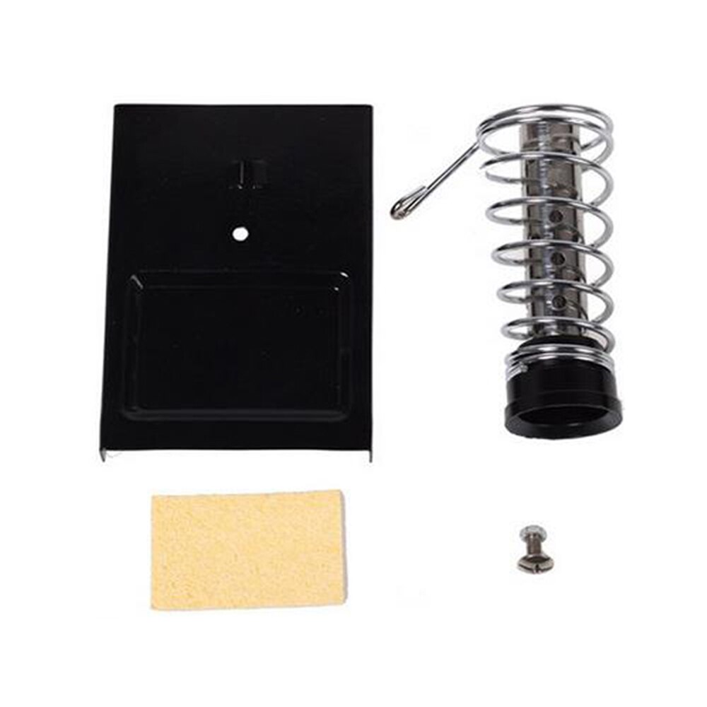 Soldeerbout pistool standaard houder ondersteuning station metalen basis en soldeer spons