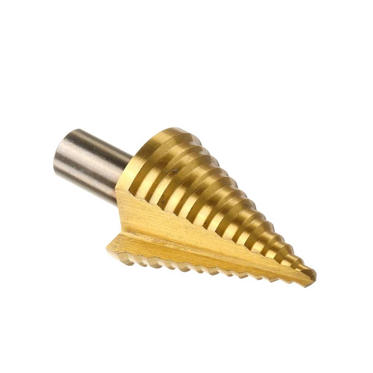 13 Step HSS 5-35 mm Cone Drill Bits Hole Cutter Bit Set Shank Wood Metal Drilling Fluted Edges Step Drill Bit Reamer Triangle