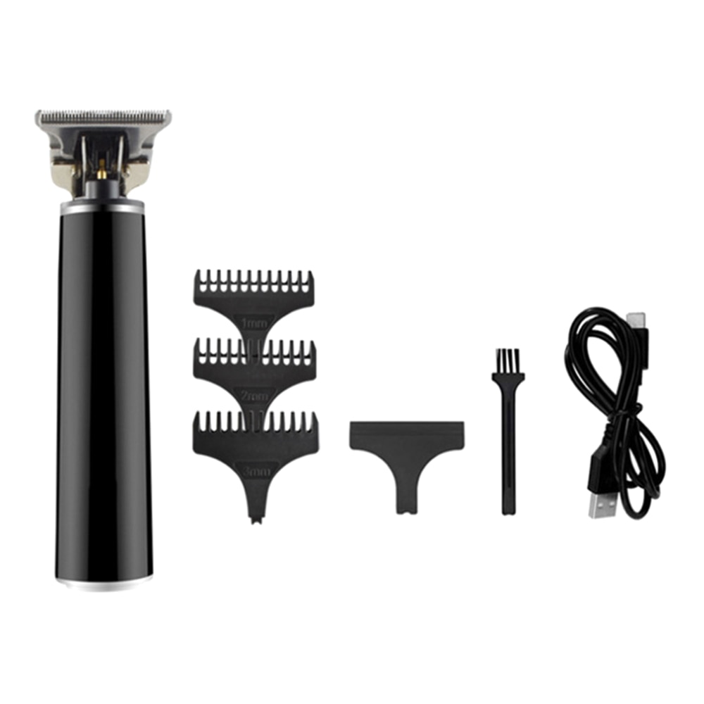 retro USB Aufladbare Haar Trimmer kabellos Barbier Carving Haar Haarschneidemaschine Große Energie Geräuscharm T9 Haar Schneiden Für Art Erwachsene: Typ 7  mit Kasten