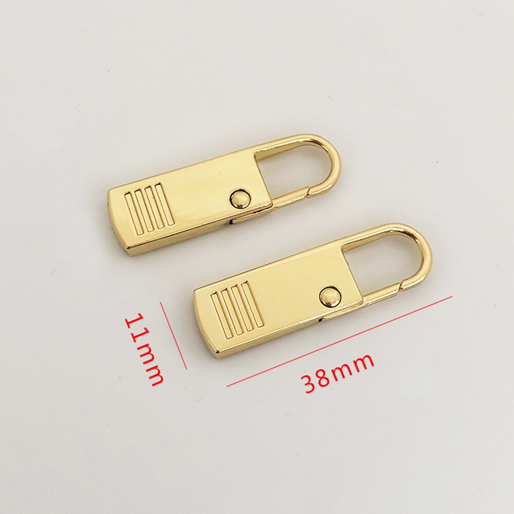 2pcs Zipper Pulls Tab Replacement Luggage Zipper Pull Extension Backpack Zippers Slider Handle Mend Fixer Repair For Suitcase
