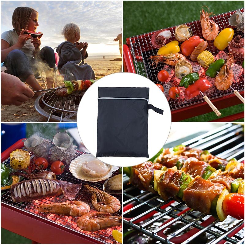 Waterdichte Bbq Grill Cover Barbeque Cover Anti Dust Regen Uv Voor Gas Houtskool Elektrische Barbe Barbecue Accessoires Outdoor Tuin