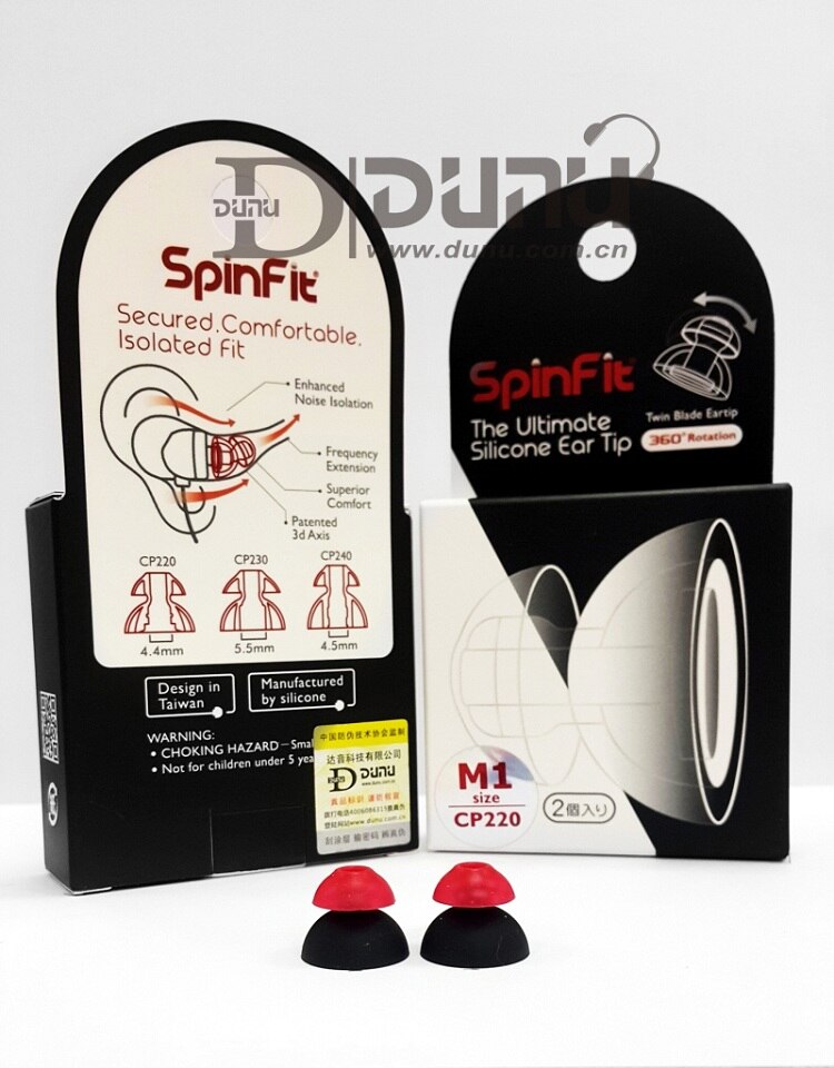 DUNU SpinFit CP100 CP800 CP220 CP230 CP240 In-ohr Kopfhörer Eartip Patentierte Silikon Eartips 1 paar (2 stücke) für DK3001 TITAN 5: CP220 M1