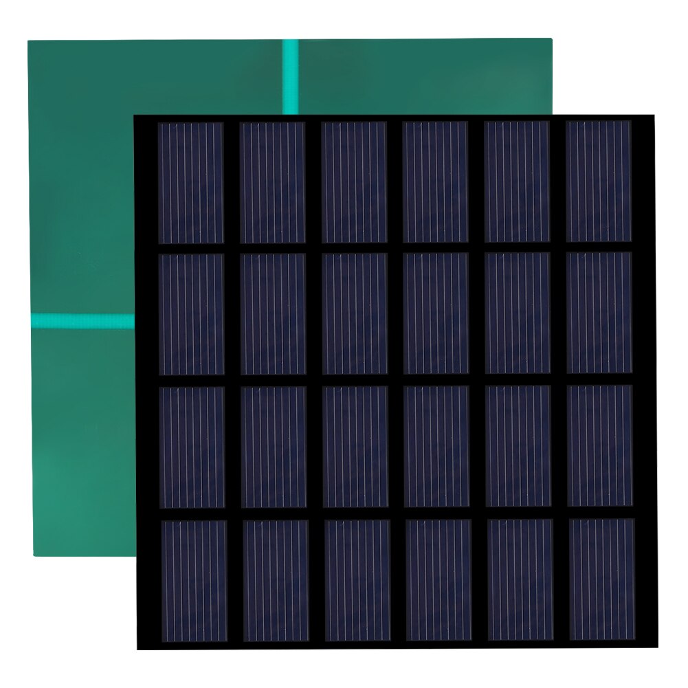 6V Mini Polysilicon Solar Panel PET Laminated Board DIY Battery Charger for Outdoor solar cells