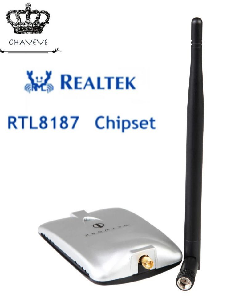Scheda di rete wifi adattatore realtek rtl 8187l chipset 2000mw scheda wifi usb wireless con antenna 5 dbi simile ad alfa awus 036h