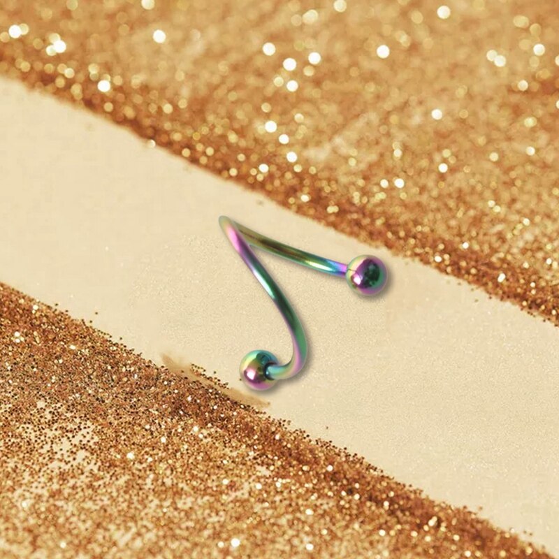 Edelstahl Flexo Twist Helix Knorpel Ring Ohrring Piercing Viele Multicolor