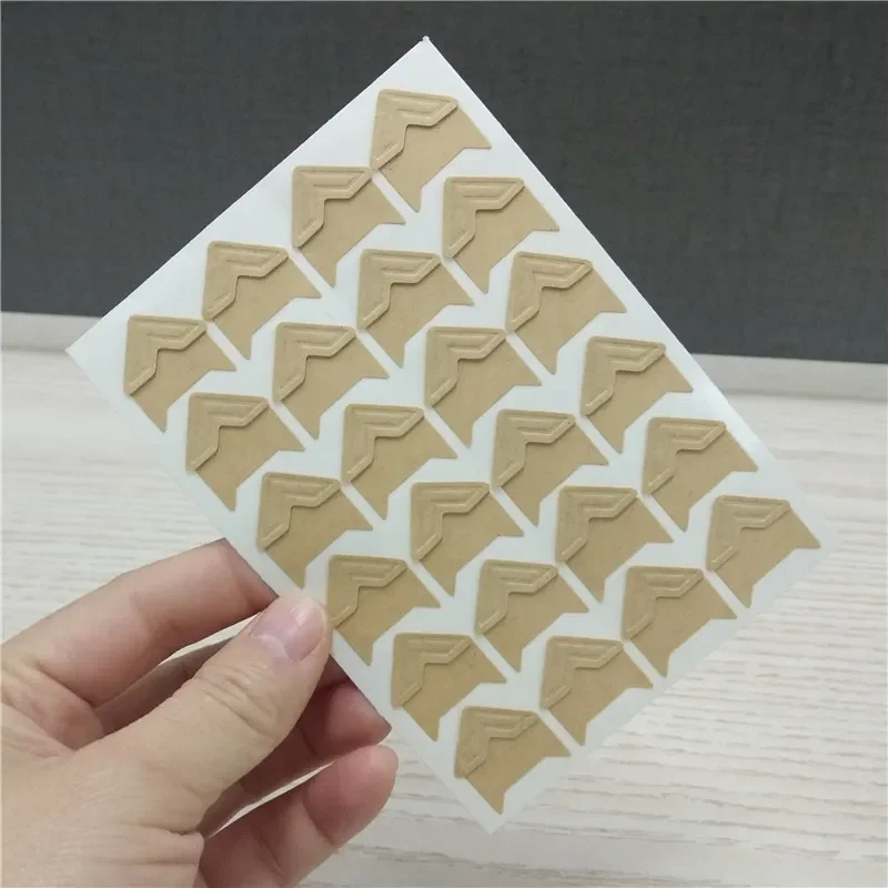 DIY Photo Album Frame Decoration, Scrapbooking Protect Stickers, 5 Sheet Sticker Paper: WHITE
