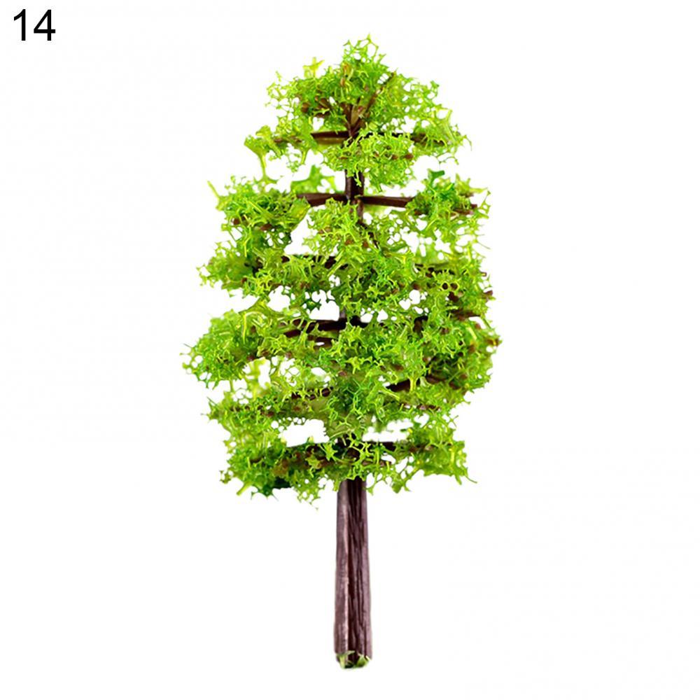 Artificial Pink Tree Willow Miniature Fairy Garden Home Houses Decoration Mini Craft Micro Landscaping Decor DIY Accessories: 14