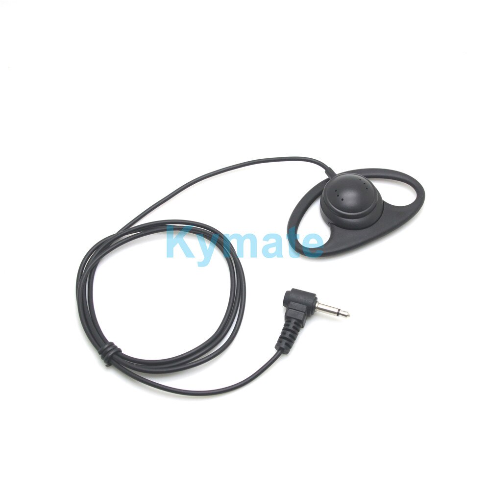 D-forme flambant neuf 3.5mm caché micro acoustique Tube écouteur casque 1 broche pour Moto Radio