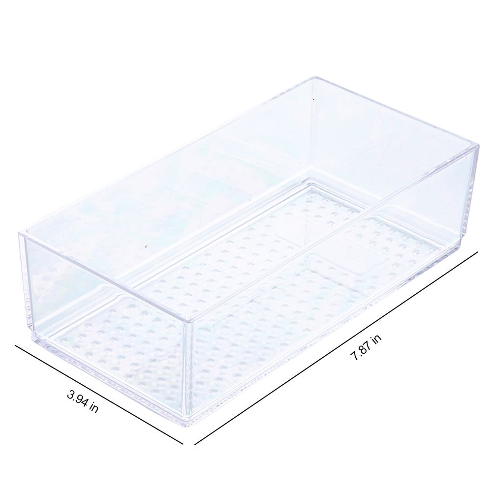 Drawer Divider Organizer Storage Box Drawer Compartment Divider Container Trays Space-saving Division Tools for Kitchen Home: White M