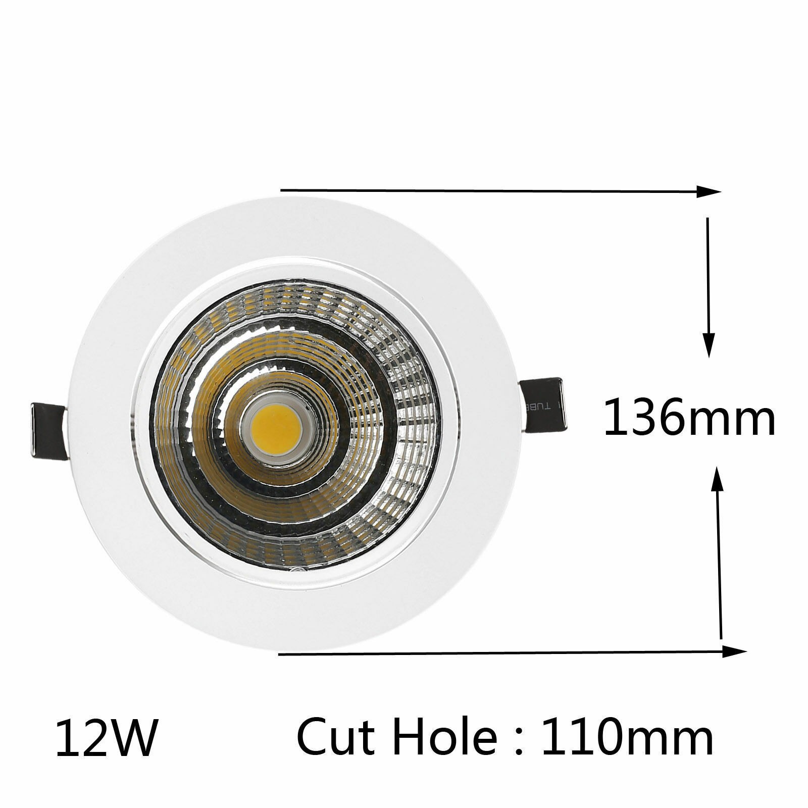 LED COB Verzonken Plafond Downlight 12W 9W 3W Lamp Met Driver 85-265V Spot Light indoor Verlichting Voor Thuis Kantoor Decoratie