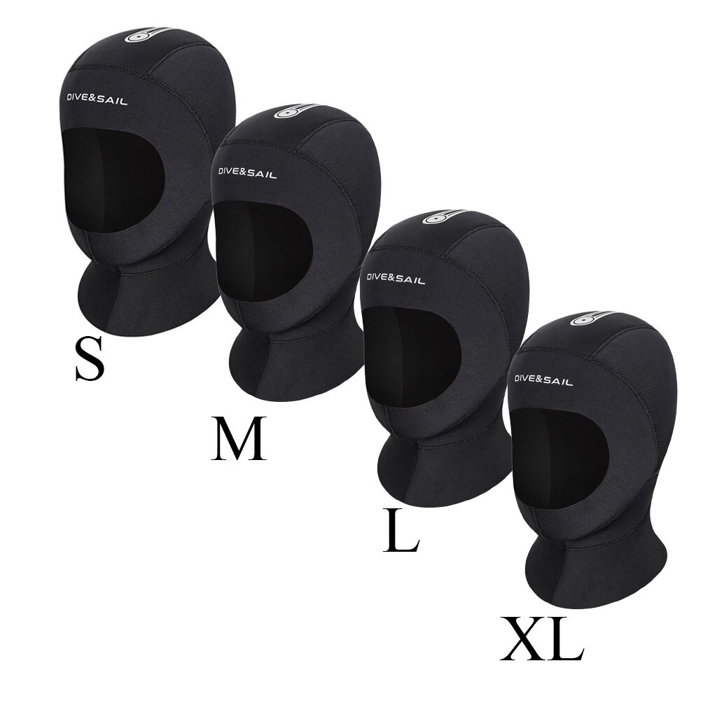 3Mm Neopreen Duiken Kap Volwassen Winter Snorkel Wetsuit Warme Hoed Hoofd Cover Scuba Hoodies Voor Mannen Vrouwen