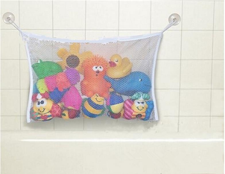 Baby Bath Toys Bathroom Tub Toys Bathing Bath Toy Storage Folding Hanging In The Bath Bag Mesh Organizer For Toy In The Bathroom