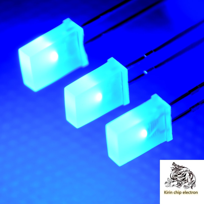 1000 Stks/partij 2X5X7Mm Fog Blauw 2X5X7MM Vierkante Blauw Licht Lamp Led Light-Emitting Diode light Cube Speciale.