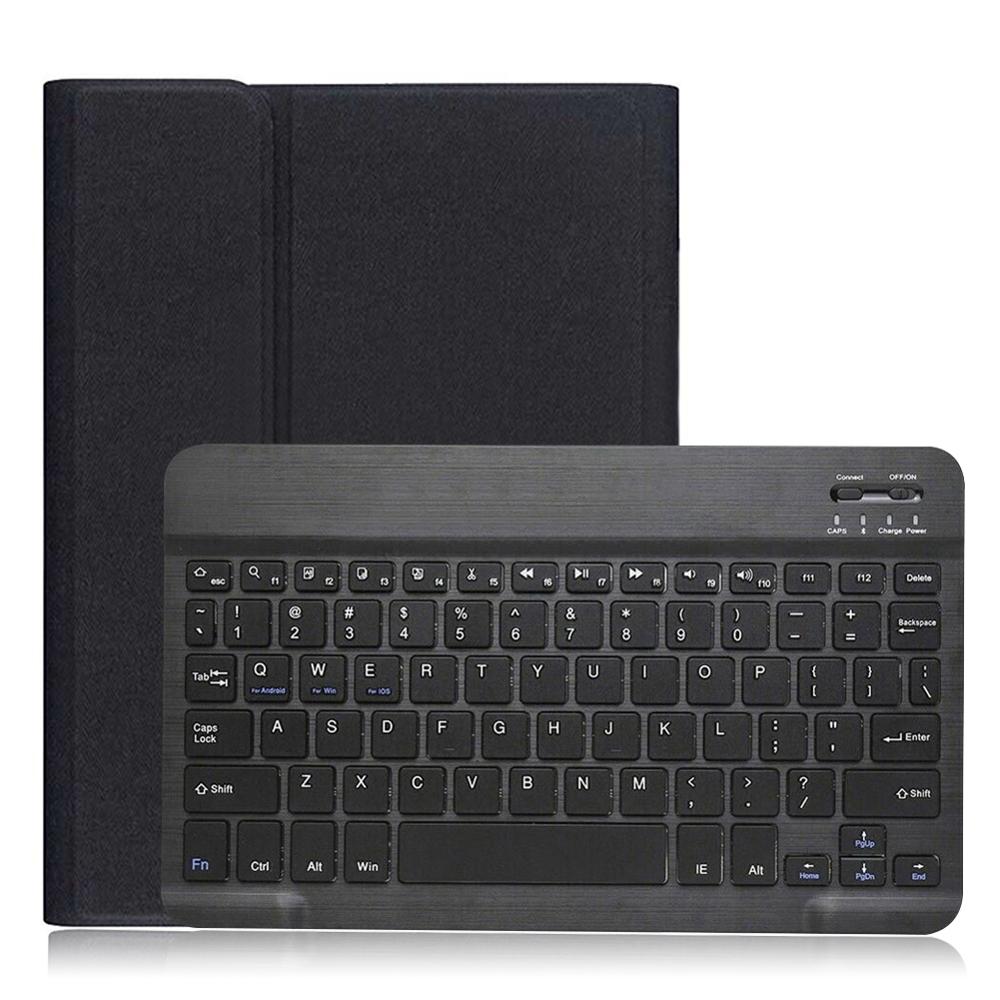 Toetsenbord Voor Huawei Matepad 10.4 Case BAH3-AL00 BAH3-W09 Backlit Bluetooth Keyboard Slim Tablet Cover Voor Honor V6 10.4": Black-Black