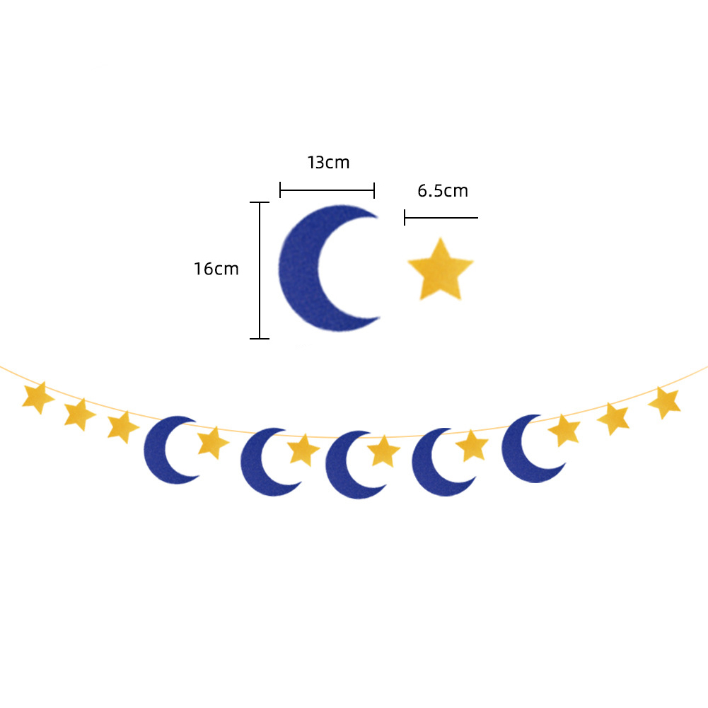 Guirxiété de banderoles Eid Mubarak, banderoles en papier avec lettres, décoration pour Ramadan Kareem, fournitures de fête musulmane islamique, , 2024: vert militaire