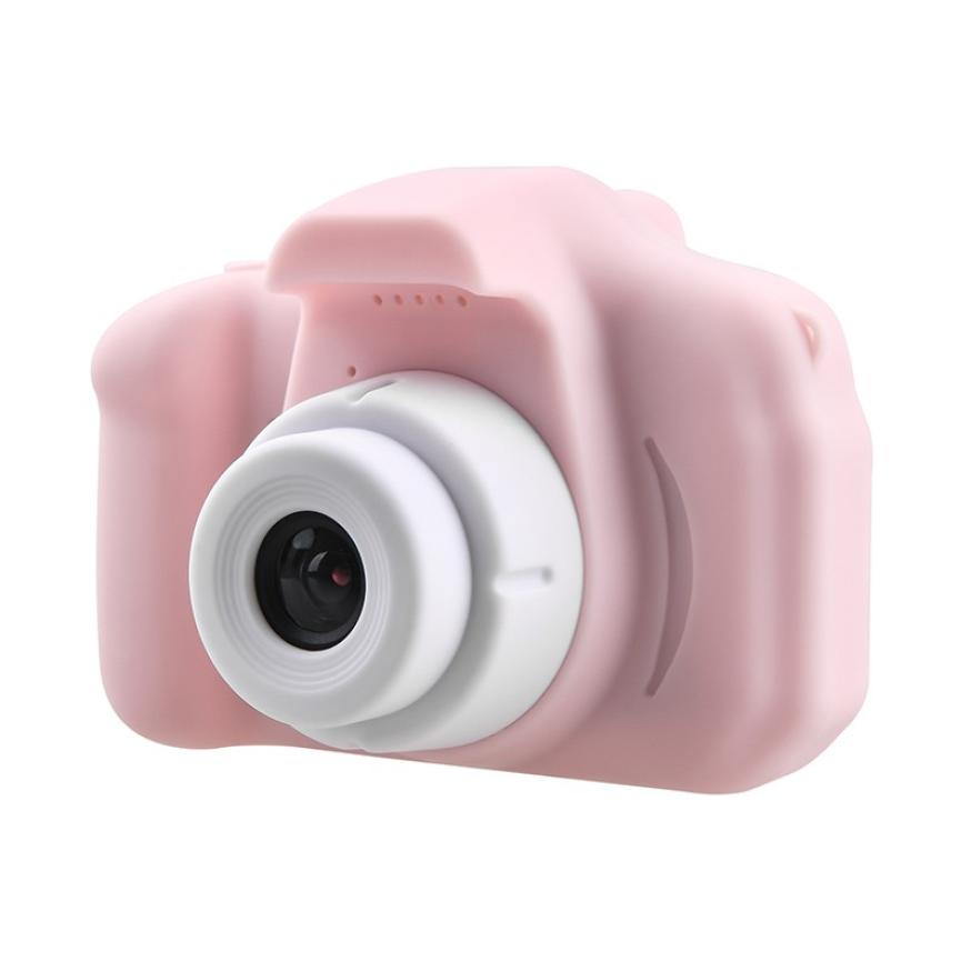 2,0 zoll Mini Digital Kamera HD 1080p Bildschirm freundlicher Kamera Spielzeug draussen Fotografie Requisiten Nette freundlicher Kamera für jungen mädchen: Rosa