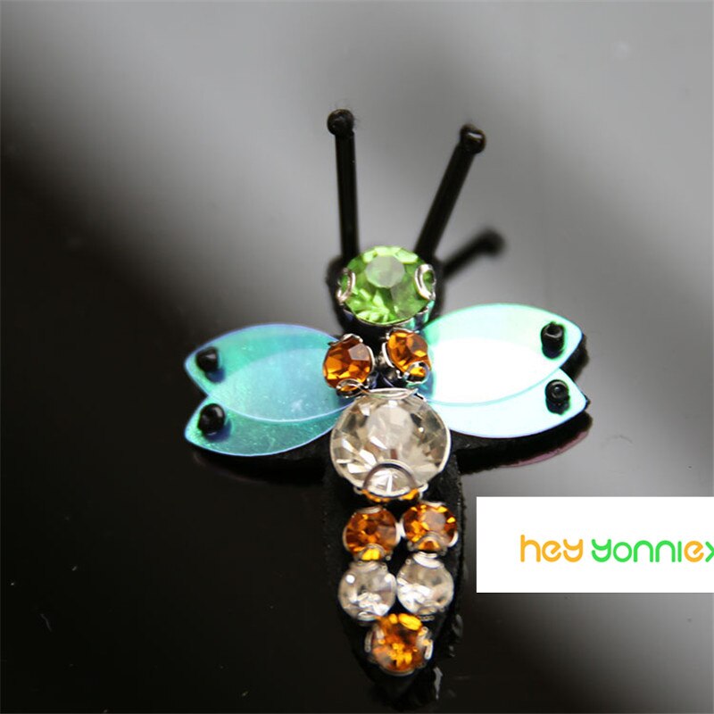1 stuk bijen pailletten strass steentjes kralen broche patches applicatie naaien kralen applicatie kleding schoenen tassen decoratie patch diy: Type f