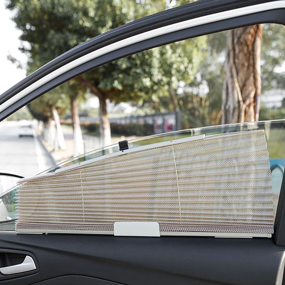 Parasol retráctil Universal para ventana lateral de coche, persiana enrollable de malla, cortina de protección UV de verano, accesorios para camiones