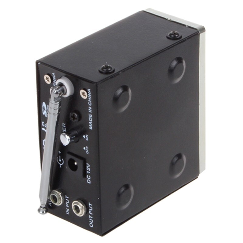 2CH Power Amplifier MP3 Player Reader Digital Player 4 Electronic Keypad Support USB SD MMC Card with Remote Control &amp; 3.5mm Jac