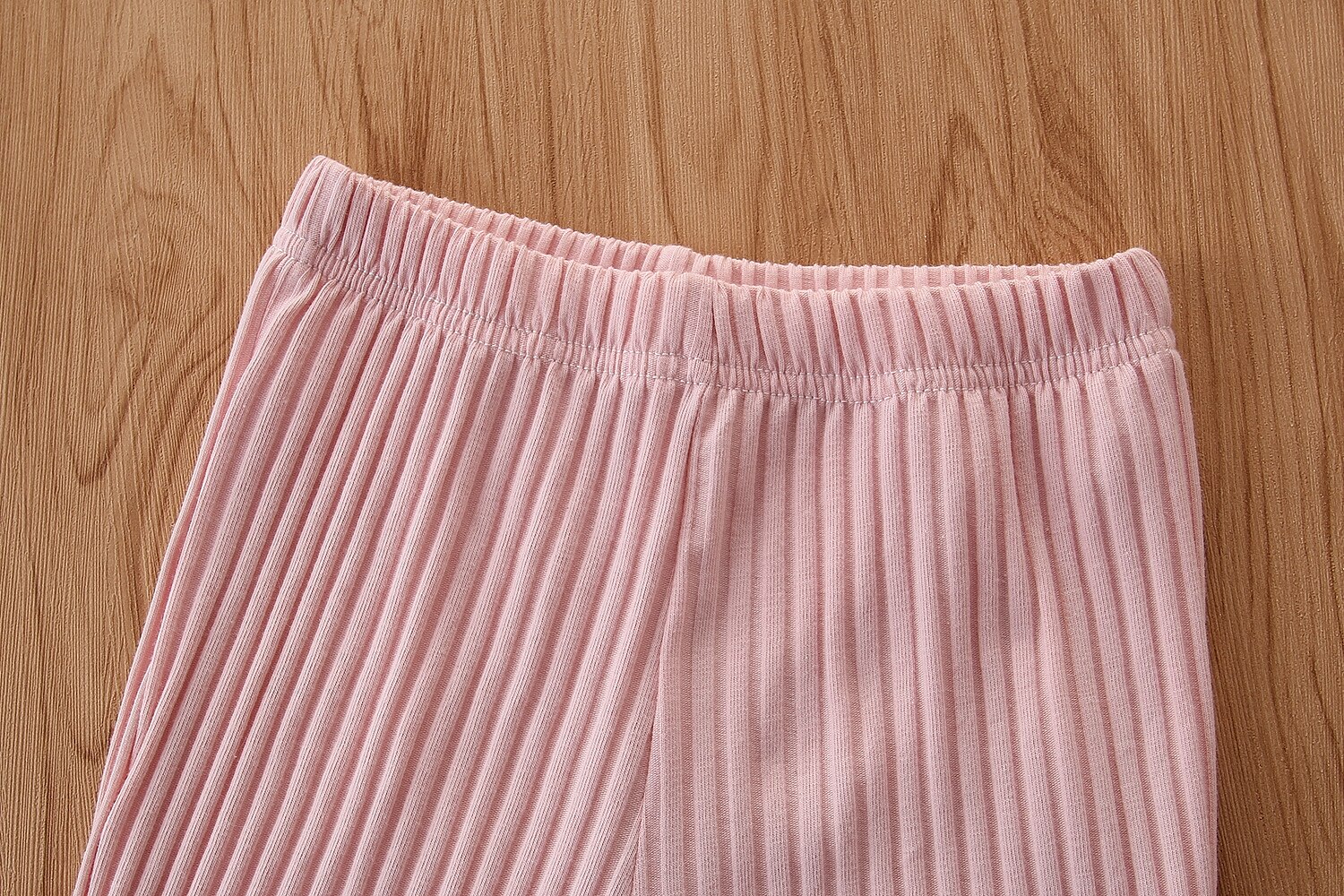 Nyfødte baby piger vinter outfits sød lyserød jakkesæt langærmet flæse tee toppe bell bottom bukser flared bukser tøj sæt