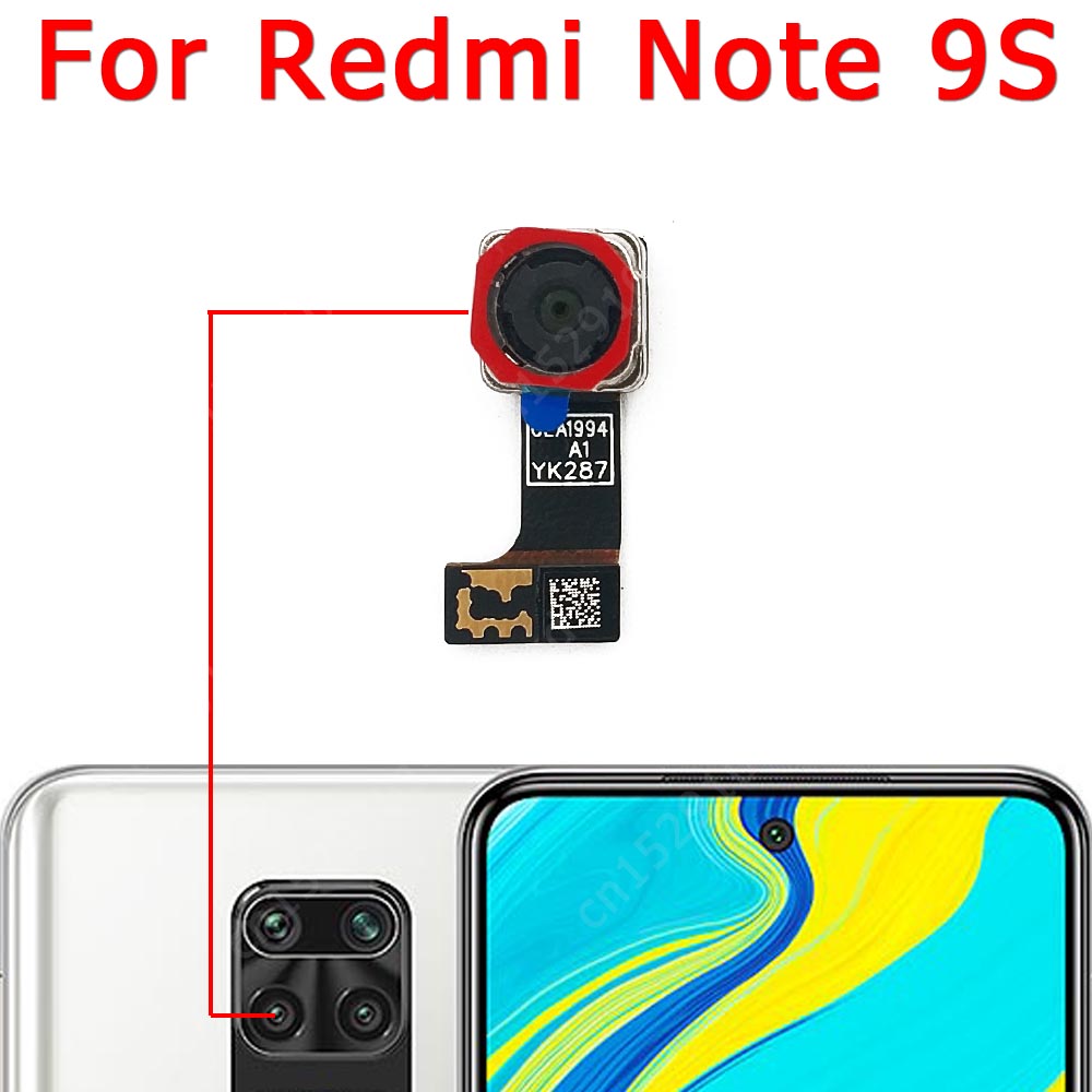 Original Front Rear Back Camera For Xiaomi Redmi Note 9s Note9s 9 s Main Facing Frontal Selfie Camera Module Flex Spare Parts: Note 9S Macro