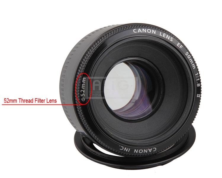 Kamera Makro-objektiv Reverse Adapter Ring 49mm 52mm 55mm 58mm 62mm 67mm 72mm 77mm Filter Gewinde Montieren Objektiv für Canon DSLR Kamera