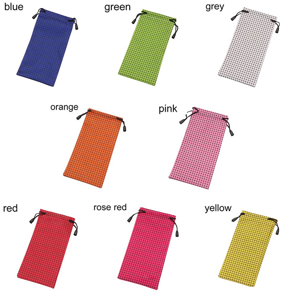 Sac en tissu imprimé pour lunettes, 1 pièce, pochette de lunettes de soleil étanche à la poussière, sac de transport pour lunettes optiques