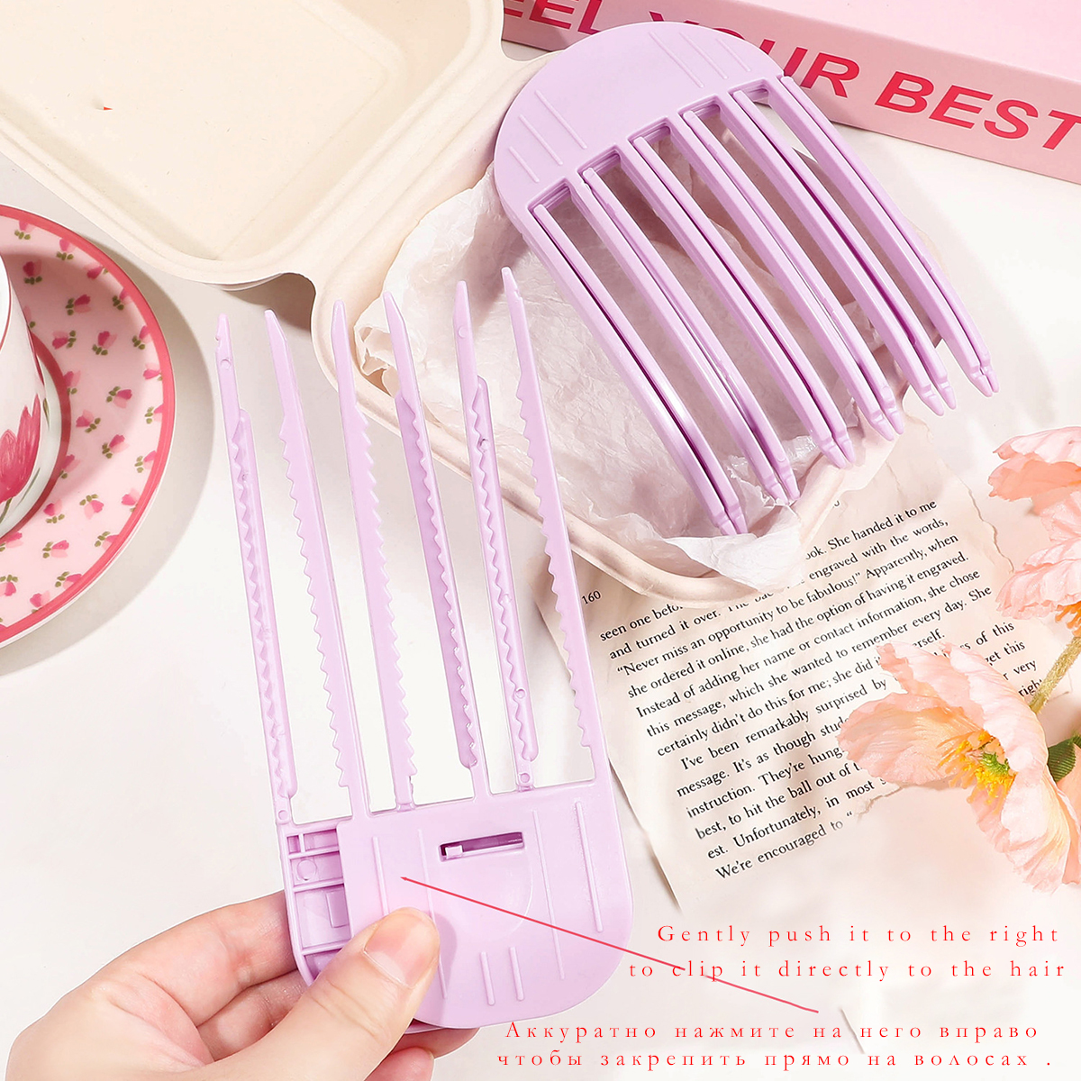 Fluffy Hairpin Curling Bangs Clips Hair Roots Volumizing Hair Clips Women Curling Fixed Shape Clips Volume Hair Roller