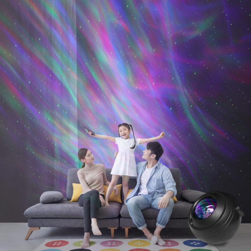 Smart Starry Sky Projector Northern lights Projector 3 in 1 Night Light Voice Music Control LED Lamp For Kid Smart Life APP