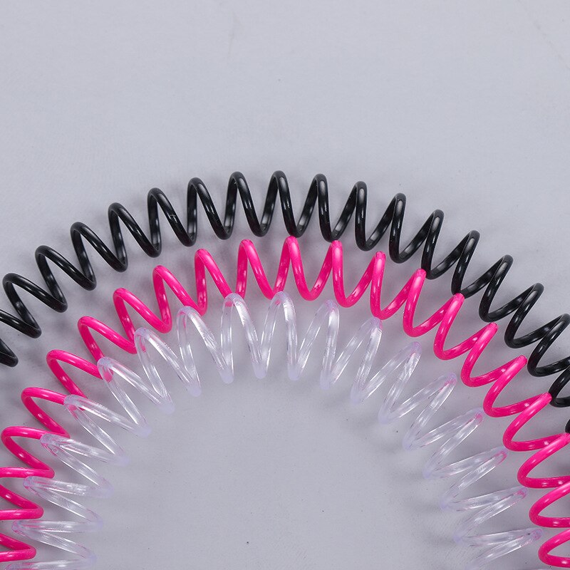 Anillas de encuadernación en espiral de 46 agujeros, bobina de alambre único Flexible de 14/16/18/22mm, encuadernación de PVC para cuaderno de hojas sueltas para suministros de oficina, 60 unids/lote