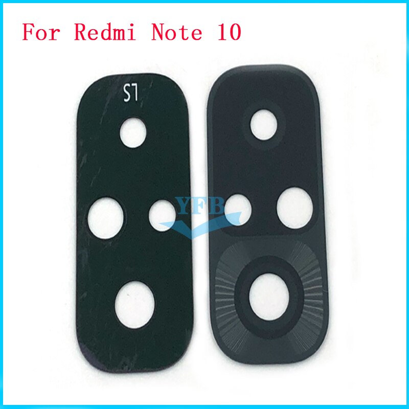10PCS Camera Glass Lens For Xiaomi Redmi Note 9 9S 10 8 7 6 5 5A Pro Rear Bcak Camera Glass Cover With Adhesive Sticker