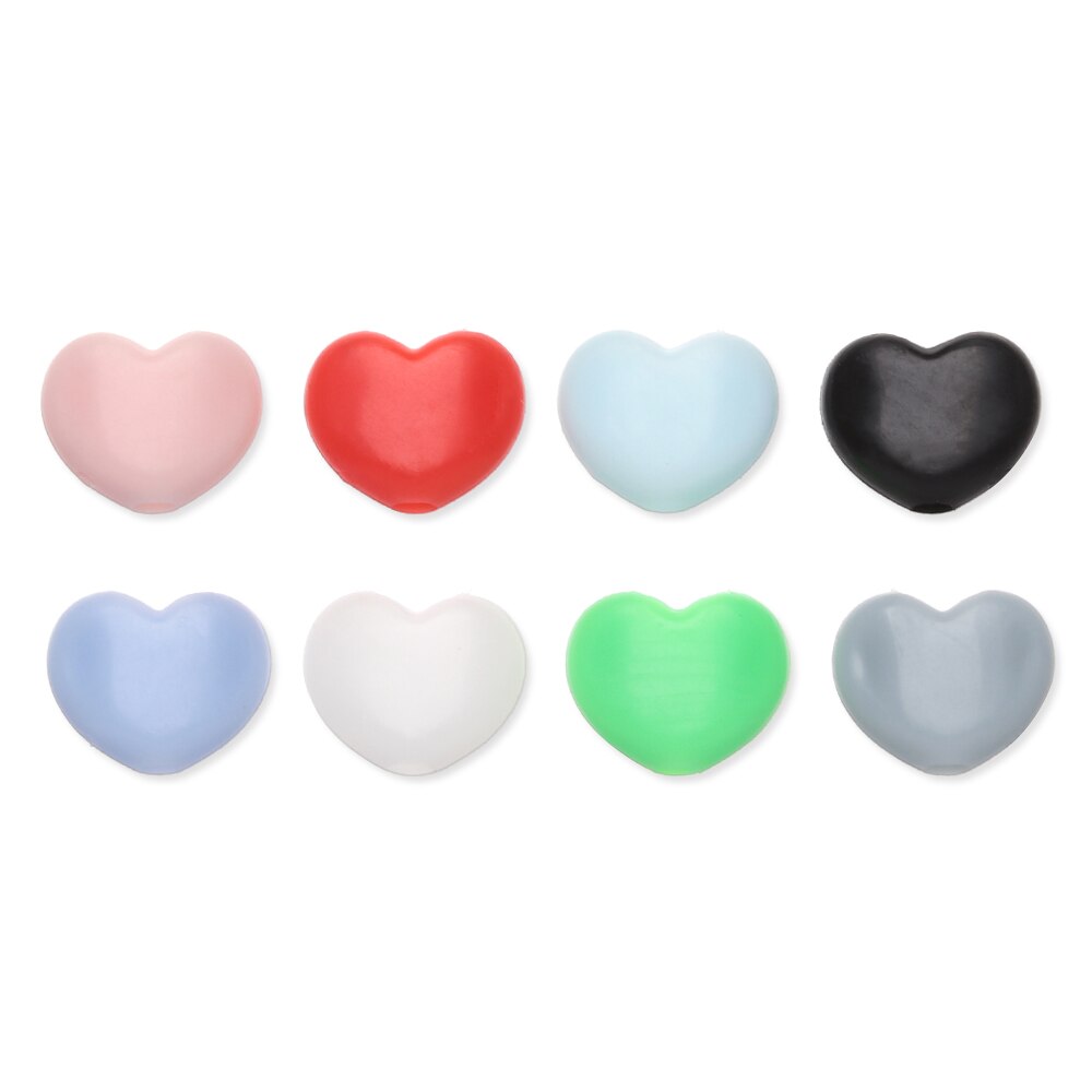 Cuerdas de silicona love para mascarillas, accesorios de cordones ajustables, antideslizantes, coloridos, 50/100 Uds.