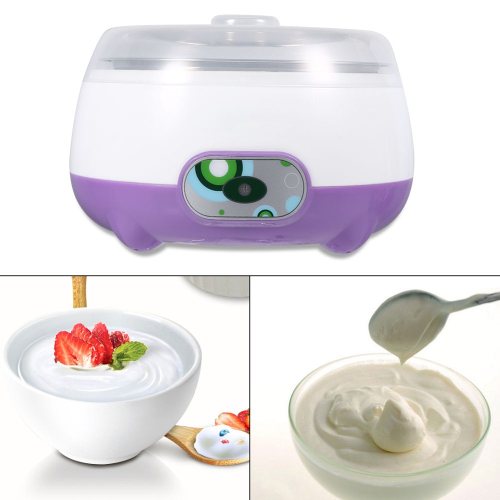 Originele Multifunctionele Elektrische Automatische Yoghurt Maker Machine Huishoudelijke Roestvrijstalen Voering 1L Capaciteit Yoghurt DIY Tool