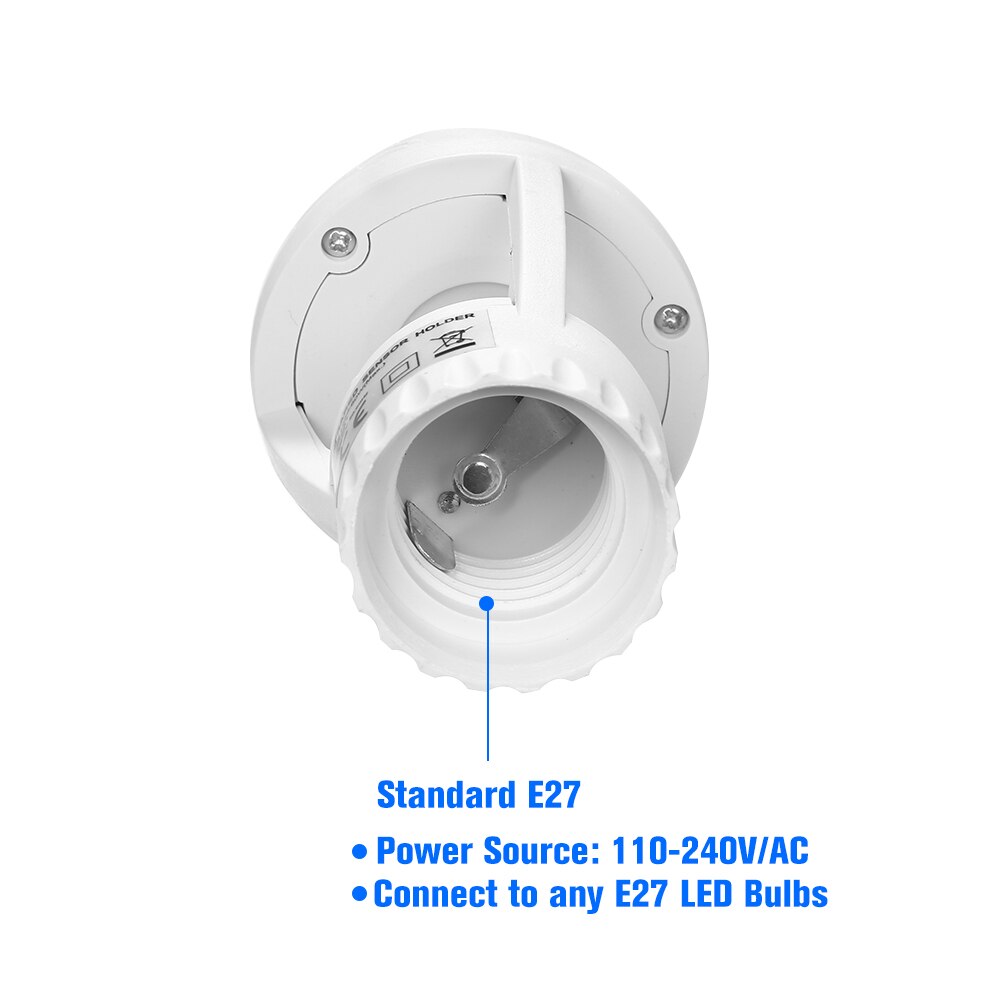 AC110-220V 360 Degrees PIR Induction Motion Sensor IR Human Infrared Detector E27 Plug Socket Switch Base Led Bulb Light Sensor
