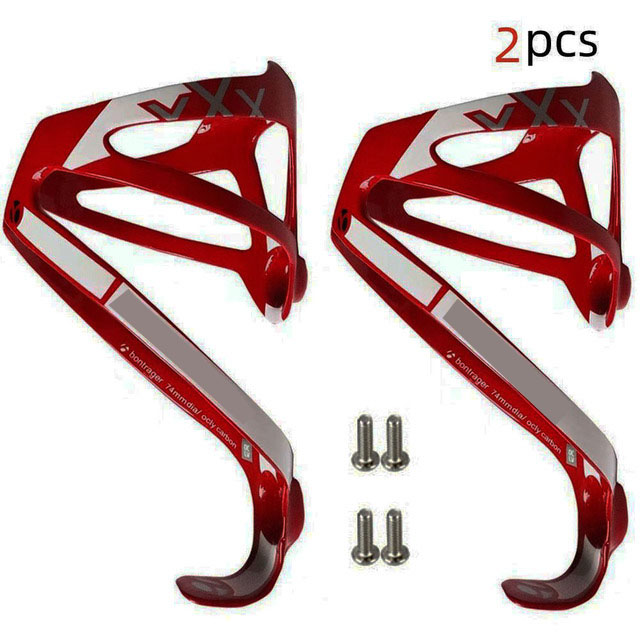 XXX ultralightsided carbon fiber mountain bike road bike bottle cage 16g water bottle holder water cup holder: VIOLET/紫罗兰