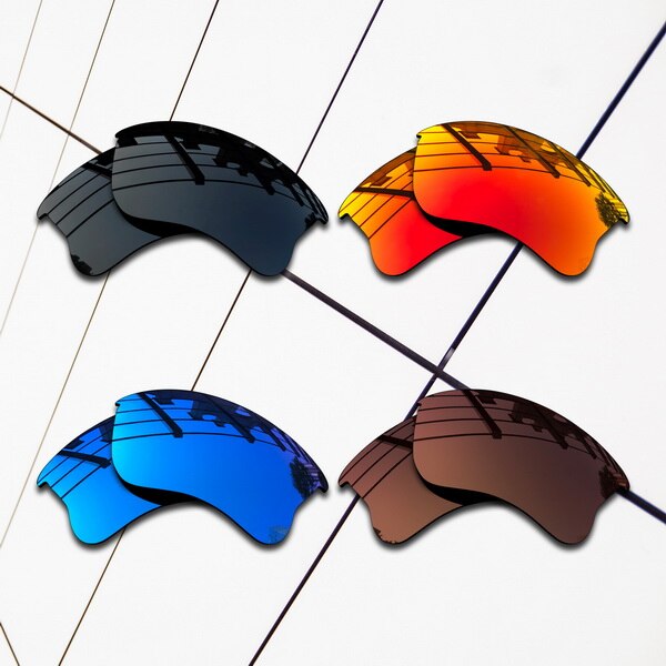Eos polariserade ersättningslinser för oakley flak jacket xlj solglasögon - olika färger