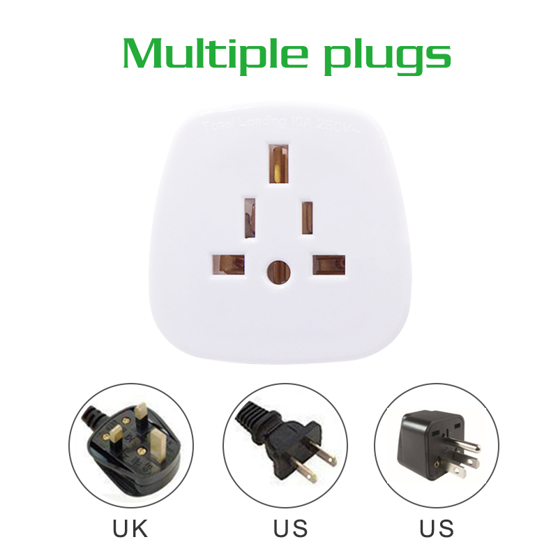 UK/US To AU adaptador enchufe eléctrico AC Casa de Poder Australia Nueva Zelanda viaje convertidor AUS adaptador 10A 250V