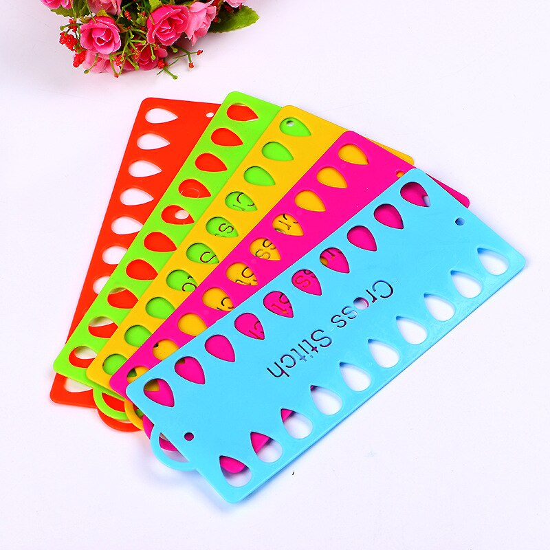 Cross stitch threading board suzhou embroidery special color plastic threading board winding board cross stitch winding board