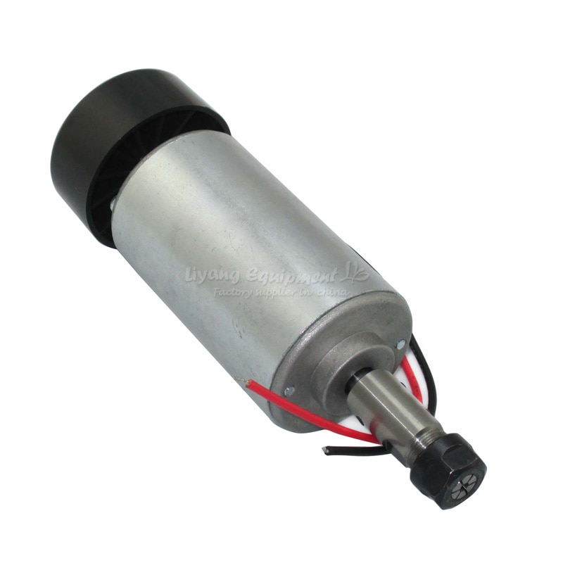 CNC milling maching parts air-cooled DC motor cnc spindle motor 300w DC12-48V 12,000 rpm