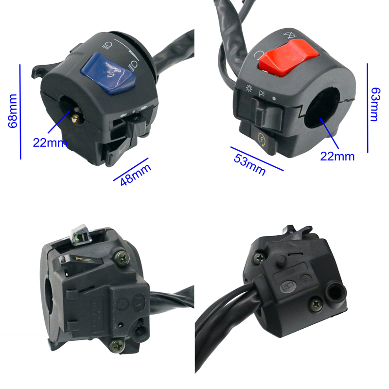 Motorrad Lenkerschalter Links Für Honda Rebel CMX250 CA250 1996-2012 - Blinker Scheinwerfer Horn